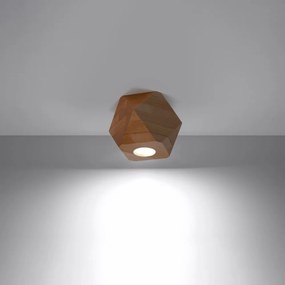 Lampada da soffitto in colore naturale 12x12 cm Vige - Nice Lamps