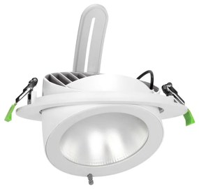 Faro LED da Incasso 42W Orientabile, Foro Ø210mm con driver Philips Colore Bianco Variabile CCT