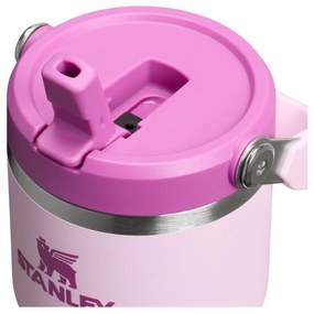 Borraccia termica rosa in acciaio inox 600 ml IceFlow™ Flip Straw 2.0 Cherry Blossom – Stanley