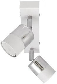 LED Luce Spot a LED TUBSSON 2xGU10/4,8W/230V bianco/cromo lucido