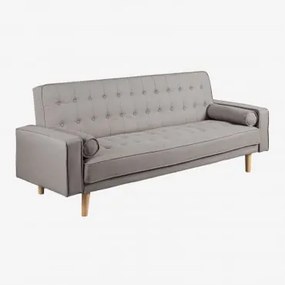 Divano Letto Brion 3 Posti Grigio Cemento - Sklum