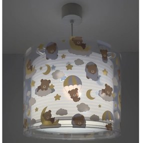 Dalber 41572T - Lampadario per bambini BABY TEDDY 1xE27/15W/230V blu