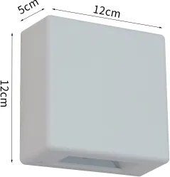 Brilagi - Applique da esterno a LED DOUBLERAY LED/6W/230V bianca IP54