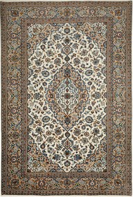 Kashan Tappeto persiano 200x300 Beige (Iran) Annodato A Mano