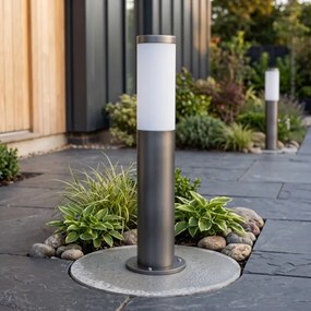 BRILAGI - Lampada da esterno ELIA 1xE27/20W/230V IP44 50 cm cromo satinato