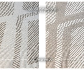 Tappeto per esterni marrone crema 120x170 cm Gemini - Elle Decoration