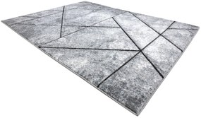 Tappeto moderno COZY 8872 Wall, geometrico, triangoli - Structural due livelli di pile grigio / blu