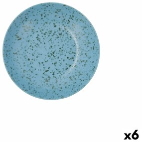 Piatto Fondo Ariane Oxide Ceramica Azzurro (Ø 21 cm) (6 Unità)