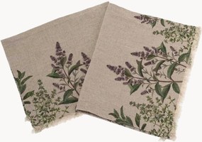 Set di 2 asciugamani in lino Fine Herbs