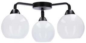 Lampadario a plafone CALDERA 3xE27/60W/230V nero