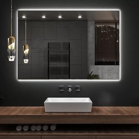 Specchio bagno 80x60 cm retroilluminazione led KAMIL-860 - KAMALU