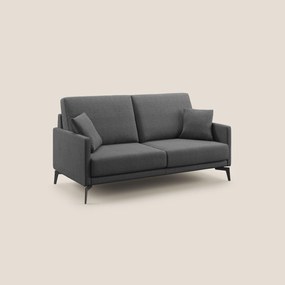 Saturno divano moderno in tessuto morbido impermeabile T03 grigio 180 cm