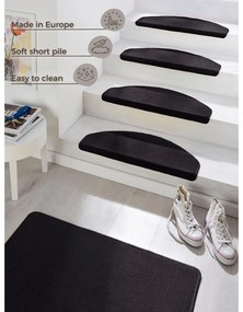 Set di 15 gradini neri , 23 x 65 cm Fancy - Hanse Home