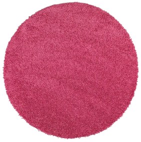 Tappeto rosa , ø 100 cm Aqua Liso - Universal