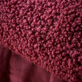 Coperta rossa in micropile 130x170 cm Velvet Boucle - Catherine Lansfield