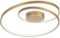 Lampada da soffitto ottone D 600 x H 180 mm