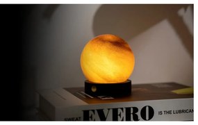 Decorazione luminosa marrone scuro con ricarica USB ø 8 cm Sand Storm – Gingko