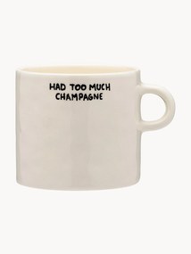 Tazza XL dipinta a mano Too Much Champagne