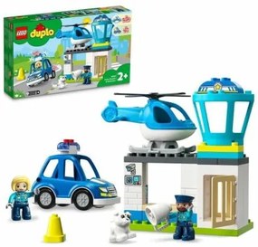 Playset Lego 10959 DUPLO Police Station &amp; Police Helicopter (40 Pezzi)