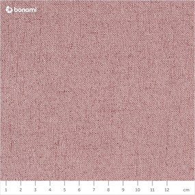 Divano letto a U rosa cipria, angolo sinistro Charming Charlie - Miuform