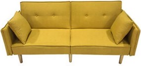 Divano Letto Con Cuscini 187X91X83Cm Relaxa Yellow-8