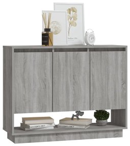 Credenza grigio sonoma 97x31x75 cm in truciolato