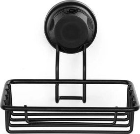 Porta sapone a parete autoportante nero Porta sapone e spugna nero Bestlock - Compactor