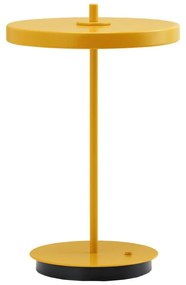 Lampada da tavolo LED gialla in metallo con paralume in metallo (altezza totale 31 cm) Asteria Move – UMAGE