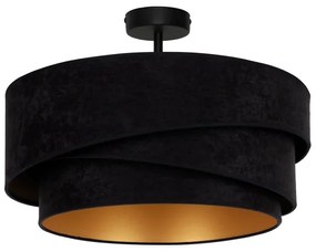 Duolla - Lampadario a plafone KOBO 1xE27/15W/230V diametro 45 cm nero