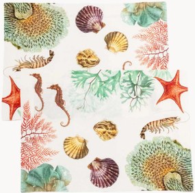 Set di 2 tovagliette in lino Ocean Animals