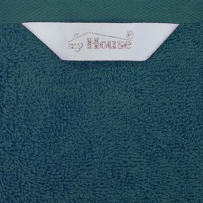 Asciugamano in cotone blu-turchese 140x70 cm Darwin - My House