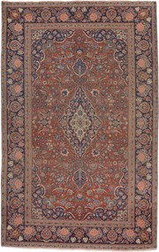 Kashan Tappeto 130 x 210 (Iran) Annodato A Mano