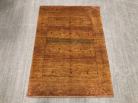 Loribaft Tappeto persiano 90 x 130 Giallo (Iran) Annodato A Mano