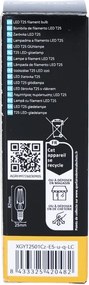 Lampadina LED a filamento T25 E14/6W/230V 3000K - BRILAGI