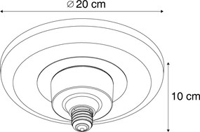 Lampadina decorativa LED E27 trasparente 6W 430 lm 3000K