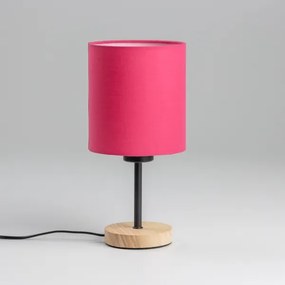 Brilagi - Lampada da tavolo NUBILA WOOD 1xE27/25W/230V quercia/rosa