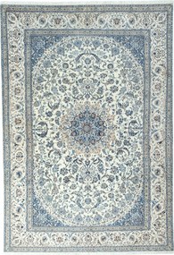 Nain Tappeto persiano 370x250 Beige (Iran) Annodato A Mano