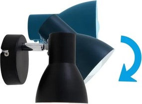 Briloner 10698889 - Faretto da parete 1xE14/25W/230V nero