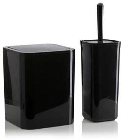 Set da bagno SIERRA 5 pz nero