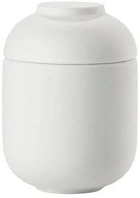 Organizer da bagno bianco in gres per dischetti di cotone Sensu – Zone