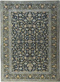 Kashan Tappeto persiano 290x390 Blu (Iran) Annodato A Mano