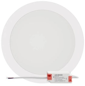 Plafoniera LED Rotonda 20W 2.000lm Ø225mm Osram chip LED