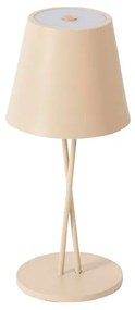 Janea Cross Portable Lampada da Tavolo Dim. IP54 Beige - Lindby