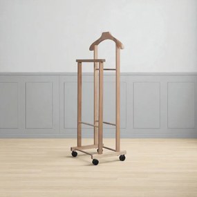 Indossatore appendiabiti da casa in legno NATURALE