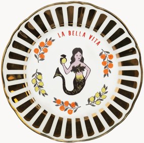 Piatto da colazione in porcellana Sirenetta