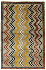 Gabbeh Tappeto 110 x 170 Nero (Iran) Annodato A Mano