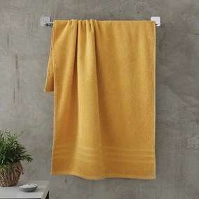 Asciugamano tipo terry giallo in cotone 90x140 cm Zero Twist – Catherine Lansfield