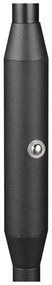 Lampada da terra nera (altezza totale 160 cm) Moreno – Reality