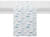 Runner 50x140 cm pesci blu