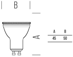 MR16 All-Glass 500lm 6,2W 60°  WW